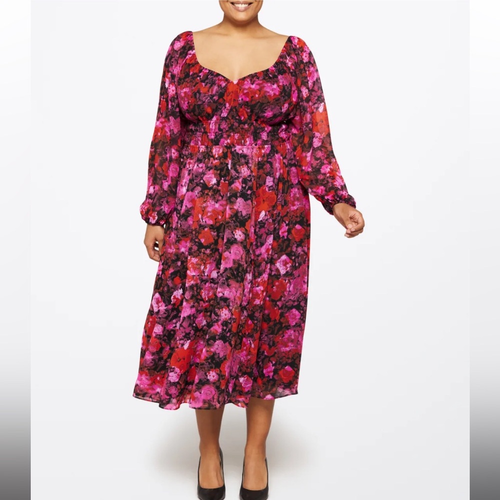 STEVE MADDEN Laine Midi Dress Size 2X